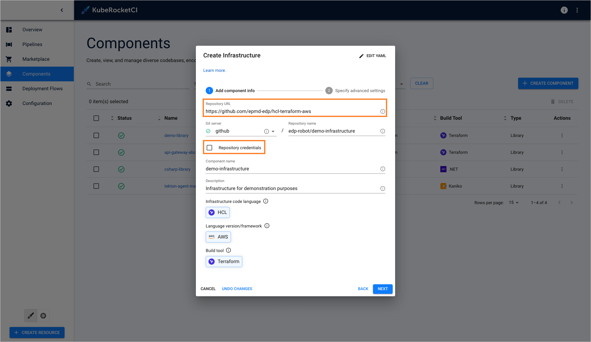 Clone infrastructure
