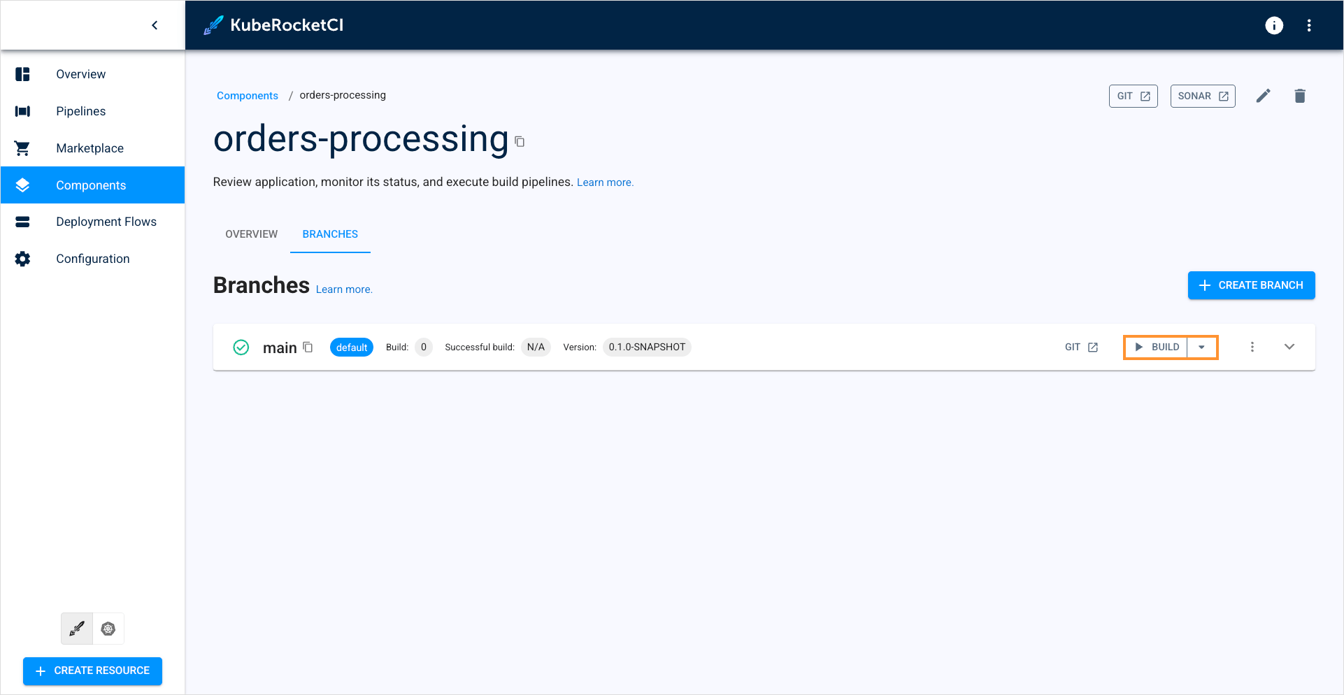 Manually trigger build pipeline